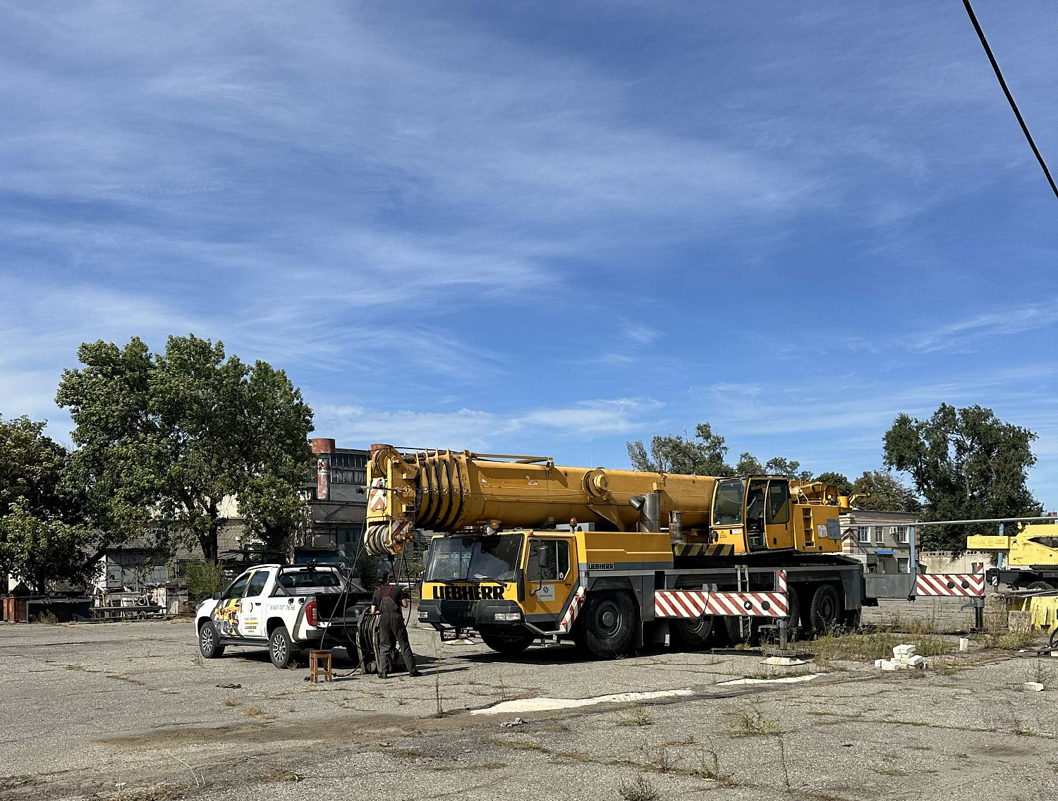 Ремонт грузовой лебедки LIEBHERR LTM-1250