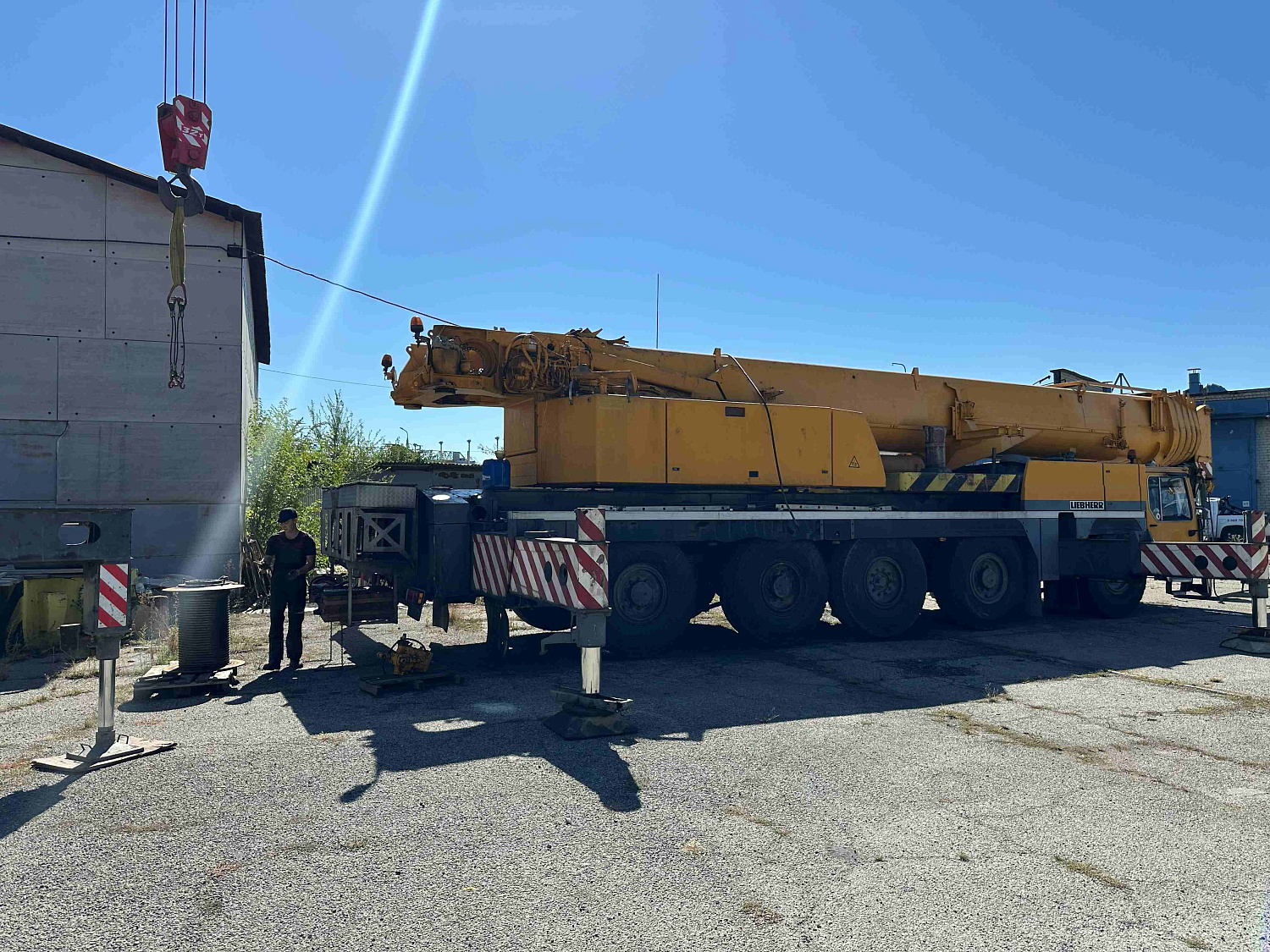 Ремонт грузовой лебедки LIEBHERR LTM-1250